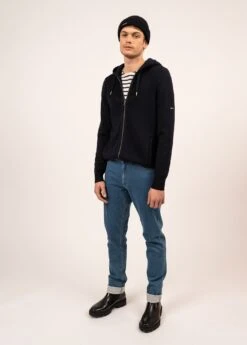 SAINT JAMES Veste à Capuche Saguenay - En Laine (NAVY) 9 SAINT JAMES Veste à Capuche Saguenay - En Laine (NAVY) -Chic Marin Soldes 2090 NAVY 03