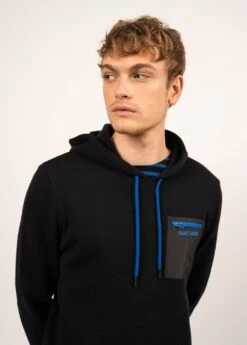 SAINT JAMES Sweat En Laine Banff - à Capuche (NOIR/GITANE) 10 SAINT JAMES Sweat En Laine Banff - à Capuche (NOIR/GITANE) -Chic Marin Soldes 2093 NOIR GITANE 04