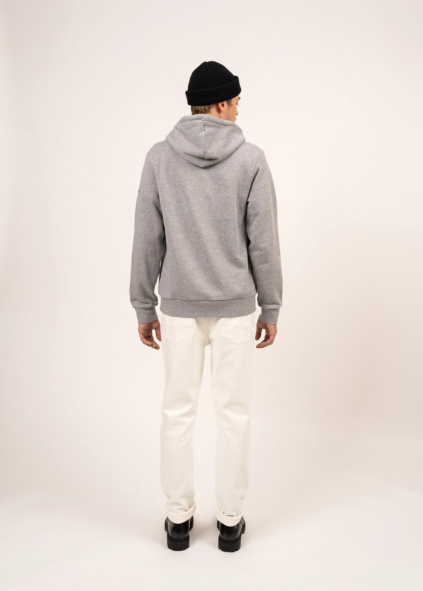 SAINT JAMES Sweat à Capuche Carlo - En Coton (GRIS CHINE) 3 SAINT JAMES Sweat à Capuche Carlo - En Coton (GRIS CHINE)