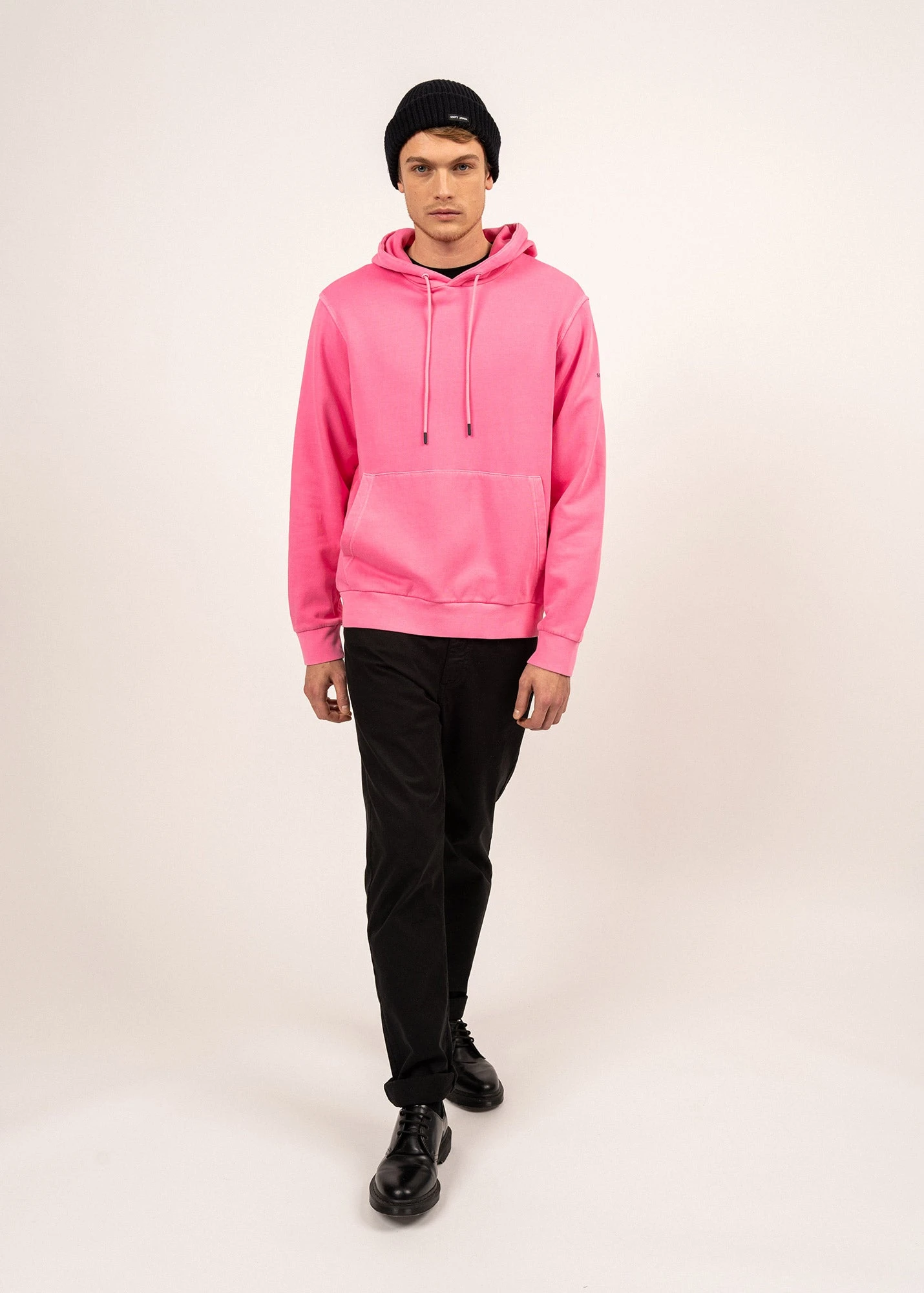 SAINT JAMES Sweat à Capuche Carlo - En Coton (ROSE FLUO) 3 SAINT JAMES Sweat à Capuche Carlo - En Coton (ROSE FLUO)