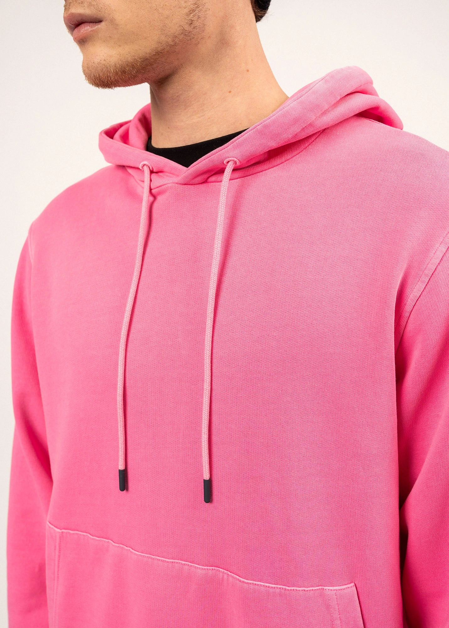 SAINT JAMES Sweat à Capuche Carlo - En Coton (ROSE FLUO) 7 SAINT JAMES Sweat à Capuche Carlo - En Coton (ROSE FLUO) - Image 5