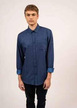 SAINT JAMES Chemise En Coton Marco - à Manches Longues (GITANE)