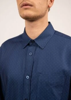 SAINT JAMES Chemise En Coton Marco - à Manches Longues (GITANE) -Chic Marin Soldes 2125 GITANE 05