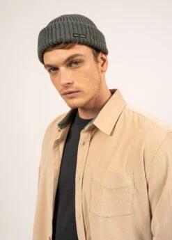 SAINT JAMES Chemise En Velours Fabrice - à Manches Longues (NATUREL/VEGETAL) 11 SAINT JAMES Chemise En Velours Fabrice - à Manches Longues (NATUREL/VEGETAL) -Chic Marin Soldes 2137 NATUREL VEGETAL 04