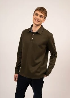 SAINT JAMES Polo à Manches Longues Lohan - En Coton (VEGETAL CHINE/TULIPE) 9 SAINT JAMES Polo à Manches Longues Lohan - En Coton (VEGETAL CHINE/TULIPE) -Chic Marin Soldes 2138 VEGETAL CH TULIP 03