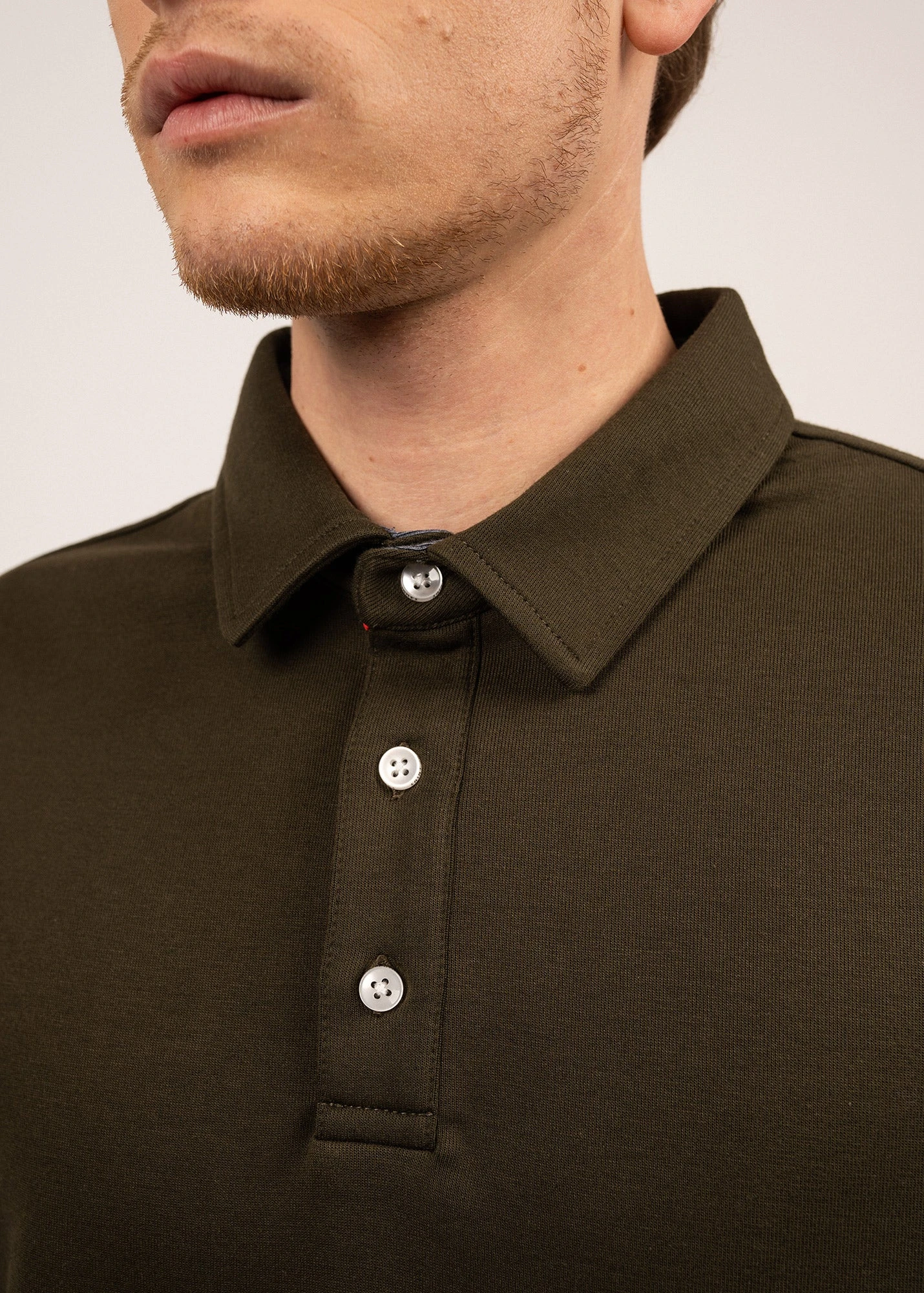 SAINT JAMES Polo à Manches Longues Lohan - En Coton (VEGETAL CHINE/TULIPE) 7 SAINT JAMES Polo à Manches Longues Lohan - En Coton (VEGETAL CHINE/TULIPE) - Image 5