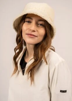 SAINT JAMES Bob Bouclettes Sherpa - Uni (BLANC D'HIVER)