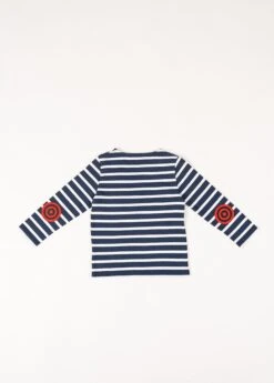 Marinière Iconique Enfant à Coudières - SAINT JAMES X Comédie Française (MARINE/NEIGE) -Chic Marin Soldes 2550 FA MARINE NEIGE E shop BD 03