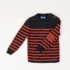 Pull Marin Enfant Rayé à Coudières - SAINT JAMES X Comédie Française (NAVY/ROUGE) 2 Pull Marin Enfant Rayé à Coudières - SAINT JAMES X Comédie Française (NAVY/ROUGE) -Chic Marin Soldes 2555 NAVY ROUGE