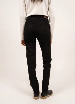 SAINT JAMES Pantalon Taille Haute Mimosa - Coupe Slim En Coton Stretch (NOIR) -Chic Marin Soldes 3101 16 E shop BD 12