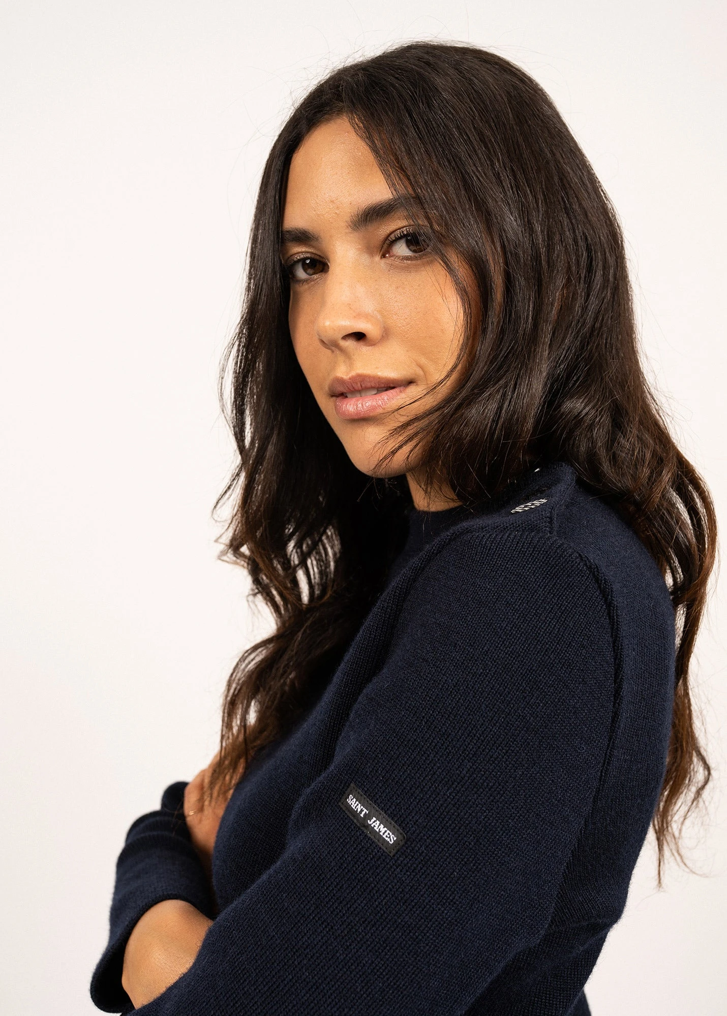 Pull Marin Matelote - SAINT JAMES X Le Slip Français (MARINE/ECRU) 6 Pull Marin Matelote - SAINT JAMES X Le Slip Français (MARINE/ECRU) - Image 4