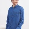 SAINT JAMES Chemise New Lambert - Coupe Droite, En Denim De Coton (DENIM) -Chic Marin Soldes 4515 NEW LAMBERT II ML DENIM 04 c2bde1c2 5f39 475f a7b5 048f3518efd9