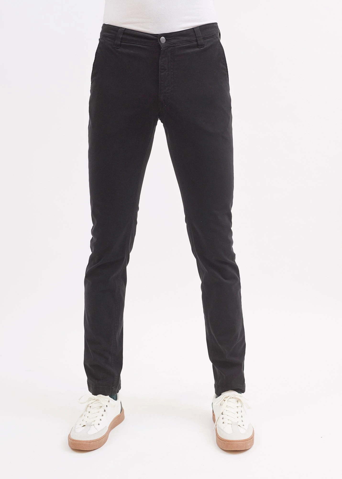 SAINT JAMES Pantalon Chino Voile Hiver - En Coton Stretch (NOIR) 5 SAINT JAMES Pantalon Chino Voile Hiver - En Coton Stretch (NOIR) - Image 3