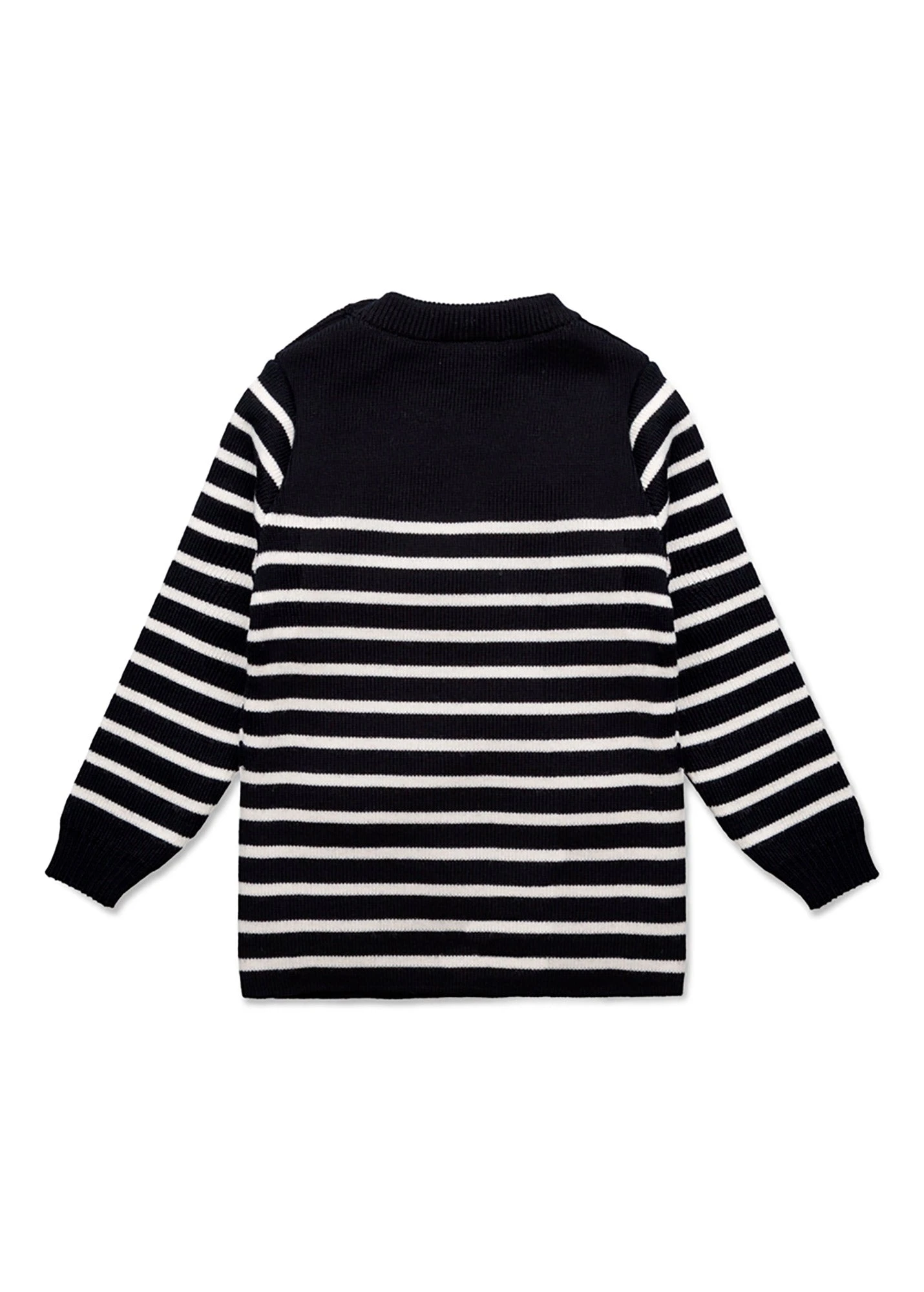 SAINT JAMES Pull Marin Rayé Bébé Moussaillon - En Laine Mélangée (NAVY/ECUME) 4 SAINT JAMES Pull Marin Rayé Bébé Moussaillon - En Laine Mélangée (NAVY/ECUME) - Image 2