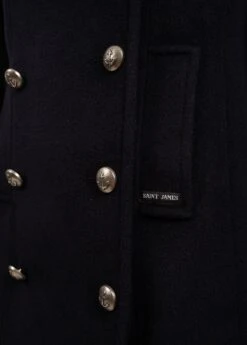 SAINT JAMES Caban Marin St Briac - En Drap De Laine (NAVY) 15 SAINT JAMES Caban Marin St Briac - En Drap De Laine (NAVY) -Chic Marin Soldes 5018 CC E shop BD 25