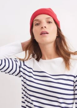 SAINT JAMES Bonnet Marin Uni Cartier - En Laine Douce (TULIPE)