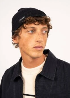 SAINT JAMES Bonnet Marin Uni Cartier - En Laine Douce (NAVY) -Chic Marin Soldes 6540 CC E shop BD 3