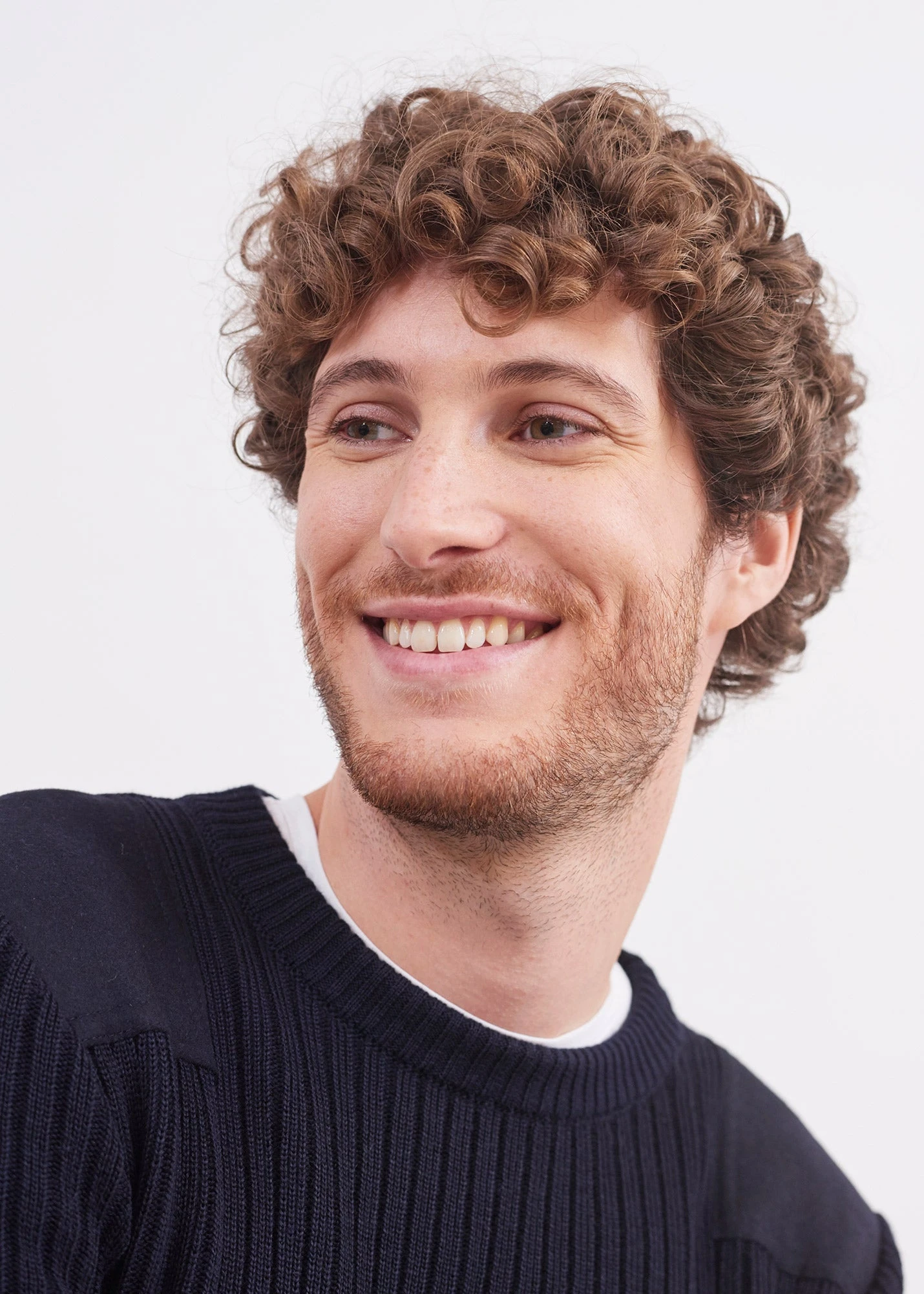 SAINT JAMES Pull Militaire Gouvernail - En Laine Mélangée à Empiècements En Toile (NAVY) 3 SAINT JAMES Pull Militaire Gouvernail - En Laine Mélangée à Empiècements En Toile (NAVY)