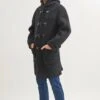 SAINT JAMES Duffle-coat Saturne - En Drap De Laine (ANTHRACITE)