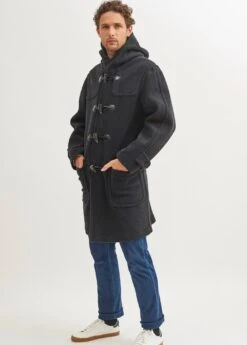 SAINT JAMES Duffle-coat Saturne - En Drap De Laine (ANTHRACITE)