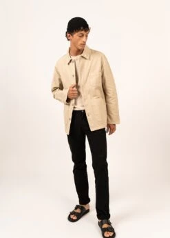 SAINT JAMES Veste Vareuse Sirocco - Boutonnée, En Toile De Coton Canvas (SABLE)