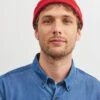 SAINT JAMES Bonnet Marin Miki - En Drap De Laine (ROUGE) 1 SAINT JAMES Bonnet Marin Miki - En Drap De Laine (ROUGE) -Chic Marin Soldes 8102 ROUGE E shop BD 1