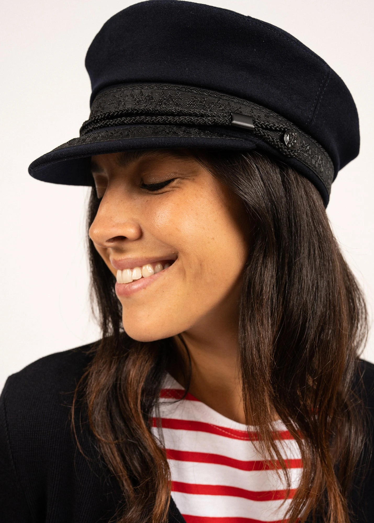 SAINT JAMES Casquette De Marin - En Drap De Laine (NAVY) 3 SAINT JAMES Casquette De Marin - En Drap De Laine (NAVY)