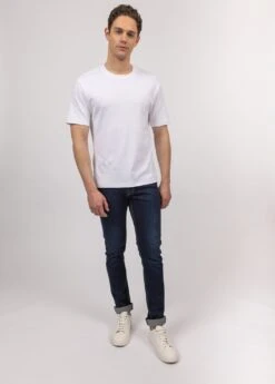 SAINT JAMES Jean Droit David - En Denim De Coton (BRUT)