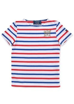 Marinière Tricolore Enfant - SAINT JAMES X Élysée (NEIGE/GITANE/TULIPE)