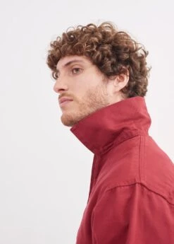 SAINT JAMES Vareuse Authentique Nemo - En Toile De Coton Canvas (BRIQUE) -Chic Marin Soldes 8231 BRIQUE E shop BD 6