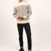 SAINT JAMES Pull Marin Rayé Binic - Coupe Confort, En Pure Laine Vierge (ECRU/MARINE) -Chic Marin Soldes 8645 ECRU MARINE 029