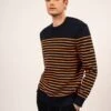 SAINT JAMES Pull Marin Rayé Binic - Coupe Confort, En Pure Laine Vierge (MARINE/ORANGE FLUO) 2 SAINT JAMES Pull Marin Rayé Binic - Coupe Confort, En Pure Laine Vierge (MARINE/ORANGE FLUO) -Chic Marin Soldes 8645 MARIN ORANG FLUO 01