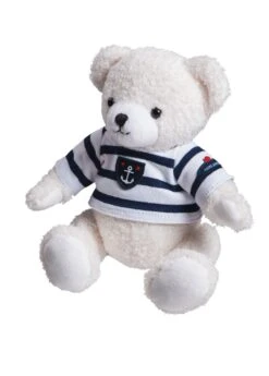 SAINT JAMES Doudou Ours - En Marinière Iconique (NEIGE/MARINE)