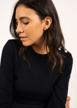 SAINT JAMES Pull Marin Uni Marée - Coupe Ajustée, En Maille De Laine (NAVY) 10 SAINT JAMES Pull Marin Uni Marée - Coupe Ajustée, En Maille De Laine (NAVY) -Chic Marin Soldes 8738 NAVY 026