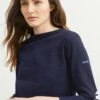 SAINT JAMES T-shirt Marin Col Bateau Guildo - à Coudières Marinière, En Coton épais (NAVY) 1 SAINT JAMES T-shirt Marin Col Bateau Guildo - à Coudières Marinière, En Coton épais (NAVY) -Chic Marin Soldes 9319 GUILDO U COUD NAVY 01