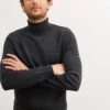 SAINT JAMES Pull Col Roulé Lery - En Laine Douce (ANTHRACITE) 2 SAINT JAMES Pull Col Roulé Lery - En Laine Douce (ANTHRACITE) -Chic Marin Soldes 9857 59 E shop BD 1