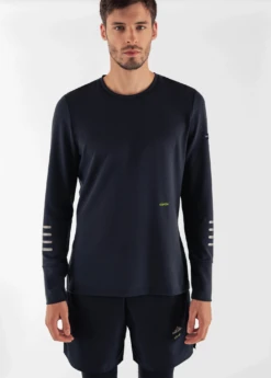 T-shirt Manches Longues Homme Flow - SAINT JAMES X Circle (NAVY)