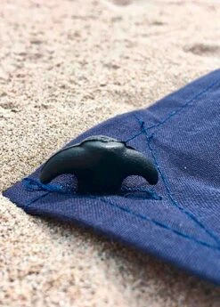 Drap De Plage XXL En Voile De Coton Léger - SAINT JAMES X ÔBABA (Marine) -Chic Marin Soldes xxl Blanc photo 5